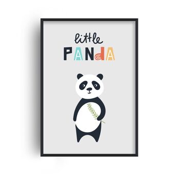 Petit Panda Print - A4 (21x29,7cm) - Cadre Noir 1