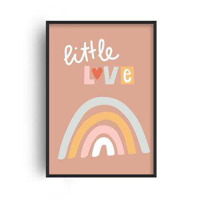 Little Love Rainbow Print - A4 (21x29.7cm) - White Frame