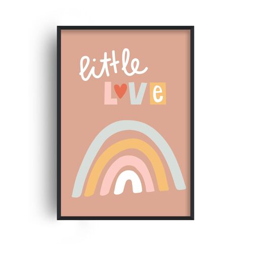 Little Love Rainbow Print - A2 (42x59.4cm) - White Frame