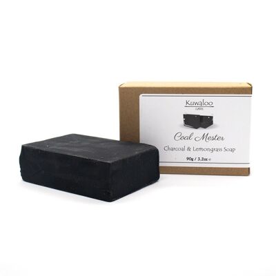 Coal Mester' Soap 90g - Charcoal & Lemongrass