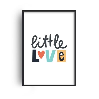 Little Love Neutral Print - 20x28inchesx50x70cm - Black Frame