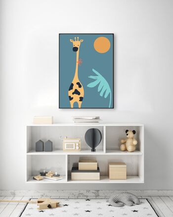 Impression neutre girafe - A2 (42x59,4 cm) - Impression uniquement 2