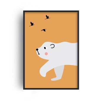 Imprimé animal ours polaire - A2 (42 x 59,4 cm) - Impression uniquement 1