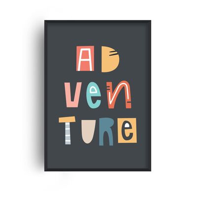 Adventure Print - A3 (29.7x42cm) - Black Frame