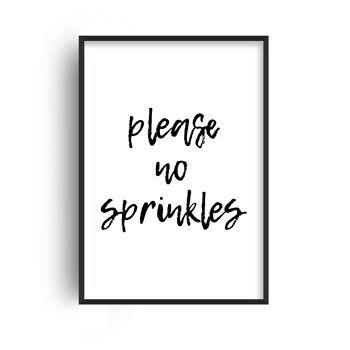 S'il vous plaît pas de Sprinkles Print - A5 (14,7 x 21 cm) - Imprimer uniquement 1