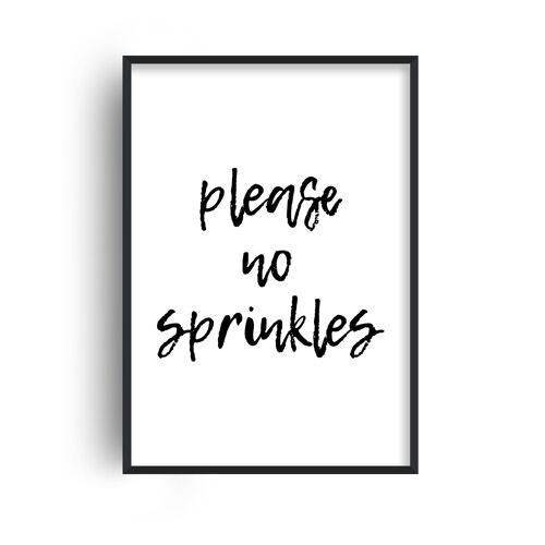 Please No Sprinkles Print - 30x40inches/75x100cm - Print Only