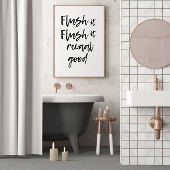 Flush It Real Good Print - A3 (29,7 x 42 cm) - Impression uniquement 3