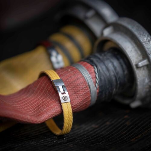 Firehose Cuffs |  Upcycled bracelets