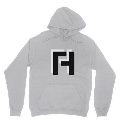 Frozen-Hologram Classic Hoodie - Ash