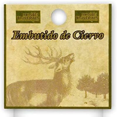 Chori-fuet de ciervo a la pimienta Montes Universales (120g)