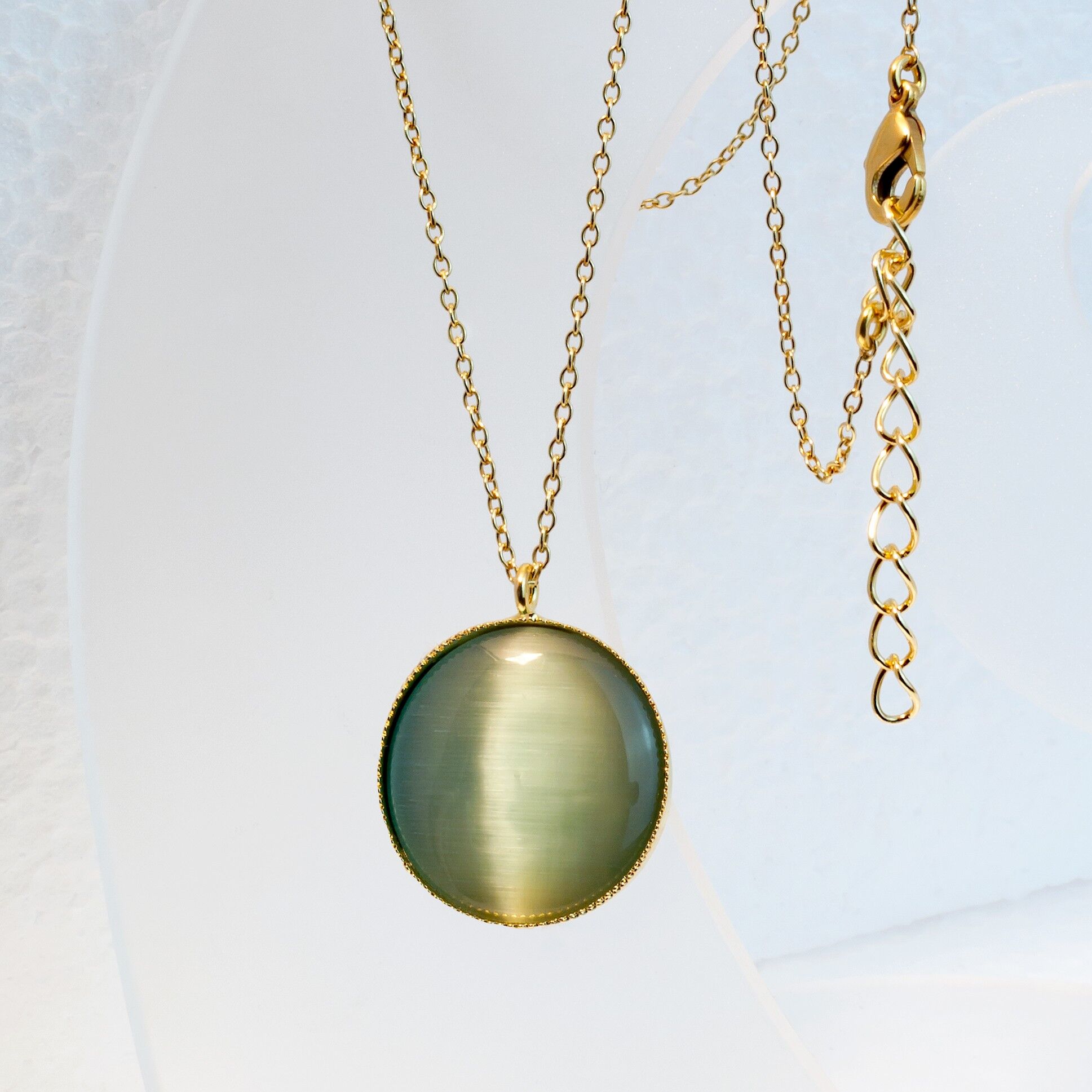 Halskette, vergoldet, mint (K363.10)