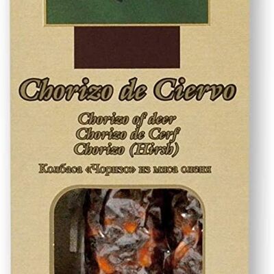 Chorizo extra stringa di cervo in scatola Montes Universales (250g)