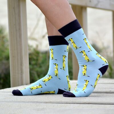 Socks Meerkat Light blue