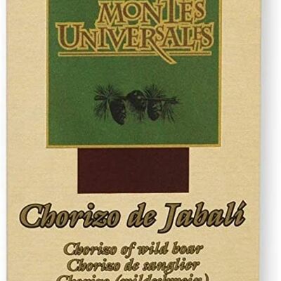 Montes Universales Boxed Wildschwein Cular Chorizo (300g)
