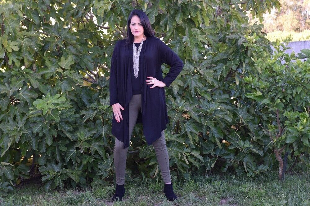 Maglione e Cardigan Amanda Blu – Taglie forti da L a 6XL – CurvyShion