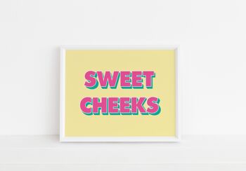 Impression Pop Sweet Cheeks - A2 (42x59,4cm) - Cadre Noir 2