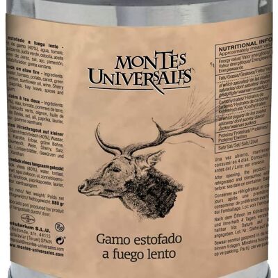 Bei geringer Hitze geschmorte Hirsche Montes Universales (880 g)