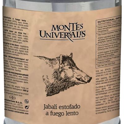 Sanglier mijoté aux Montes Universales (880g)