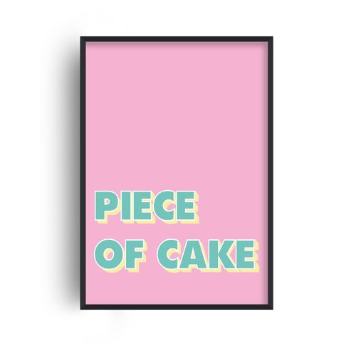 Piece Of Cake Pop Print - A4 (21x29.7cm) - Print Only