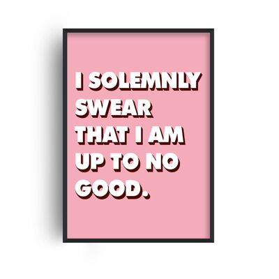 I Solemnly Swear Print - A5 (14.7x21cm) - Print Only