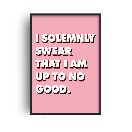 I Solemnly Swear Print - 30x40inches/75x100cm - Print Only