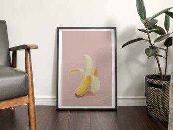 Impression Pop rose banane - A5 (14,7 x 21 cm) - Impression uniquement 2