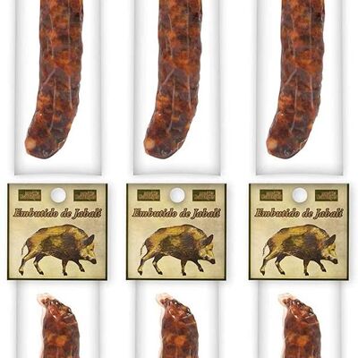 Packung mit 6 Wildschwein-Chori-Fuets Montes Universales (120 g x 6)