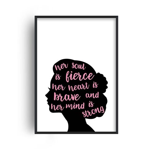 Her Soul is Fierce Pink Print - A5 (14.7x21cm) - Print Only
