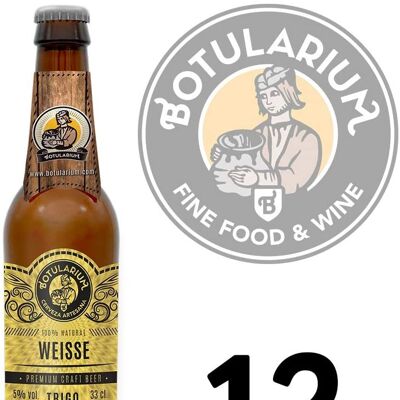 Bière artisanale Botularium Weisse (blé) - 12x33cl