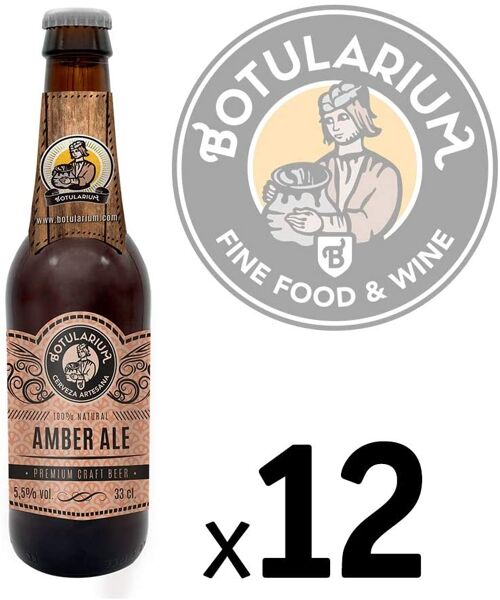 Cerveza Artesana Botularium Amber Ale - 12x33cl