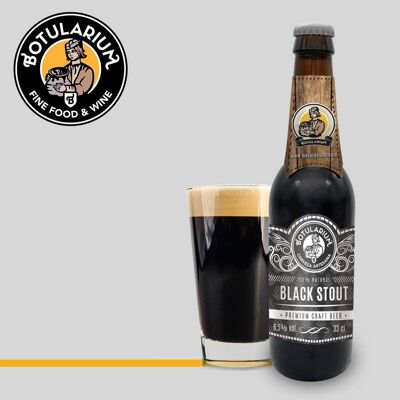 Cerveza Artesana Botularium Black Stout - 12x33cl