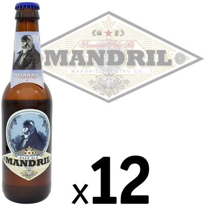 Cerveza Artesana Mandril Pale Ale - 12x33cl