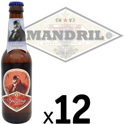 Bière artisanale Mandril Sporting Beer - 12x33cl