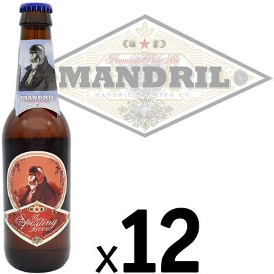 Bière artisanale Mandril Sporting Beer - 12x33cl