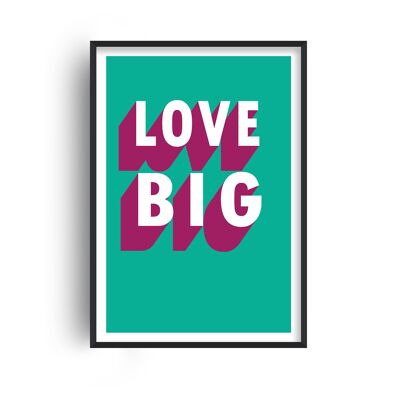 Love Big Shadow Print - A4 (21x29.7cm) - Print Only