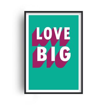 Love Big Shadow Print - 30 x 40 pouces/75 x 100 cm - Impression uniquement 1