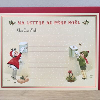 Large card - My letter to Santa Claus I