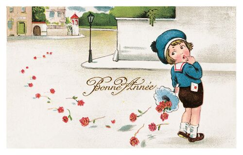 Carte postale roses