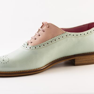 S14 blucher savana celadon / silver pink