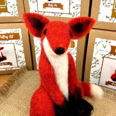 Rusty Fox - Needle Felting Kit (With Foam)