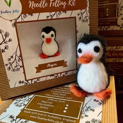 Penguin - Needle Felting Kit (With Foam)