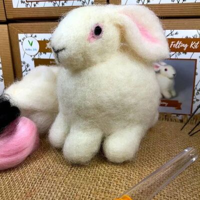 Bunny - Needle Felting Kit (With Foam)