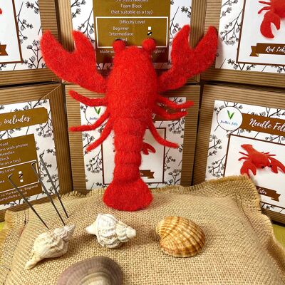 Red Lobster - Needle Felting Kit (With Foam)
