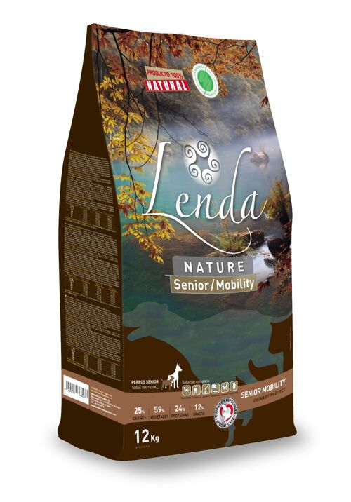 Dry Dog Food Grain Free Lenda Nature Senior Mobility 12 kg