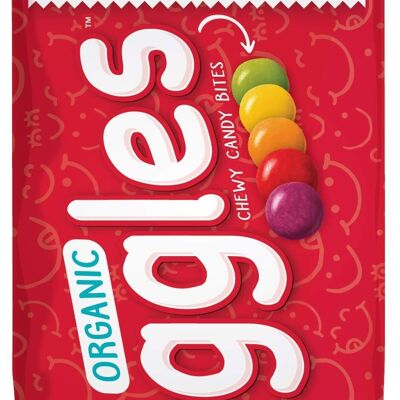 GIGGLES, Bouchées de bonbons bio à mâcher Snack de 14 g - Saveur originale de fruits