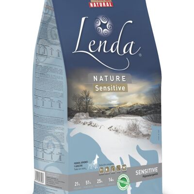 Dry Dog Food Grain Free Lenda Nature Sensitive 3 kg