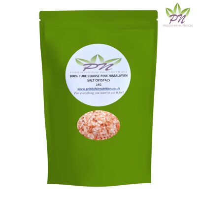 SALE ROSA GROSSO DELL'HIMALAYA, 1kg naturalmente biologico (consegna gratuita nel Regno Unito)