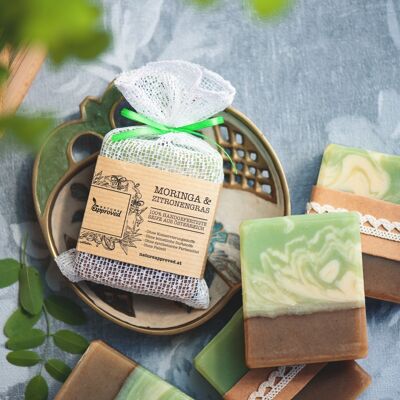 Moringa lemongrass soap