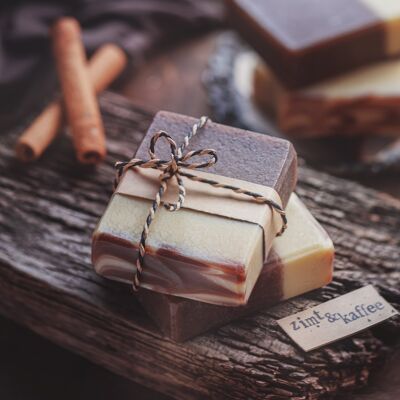 Cinnamon coffee soap without VP