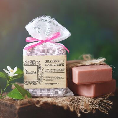 Grapefruit hair soap